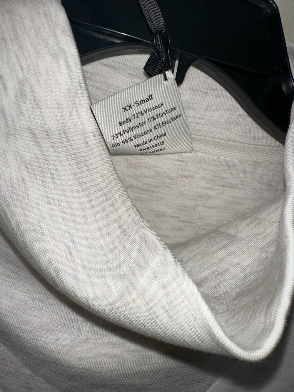 Varley Oatmeal Drawstring Mock Neck Sweatshirt - Picture 3 of 7